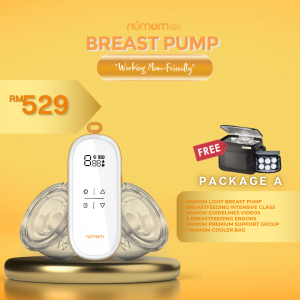 [READY STOCK] Numom Light Double Electric Breastpump