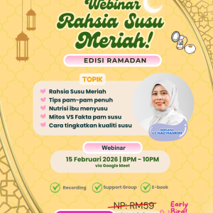 [Webinar Penyusuan] Susu Meriah dan Berkualiti 4.0 (Edisi Ramadan)