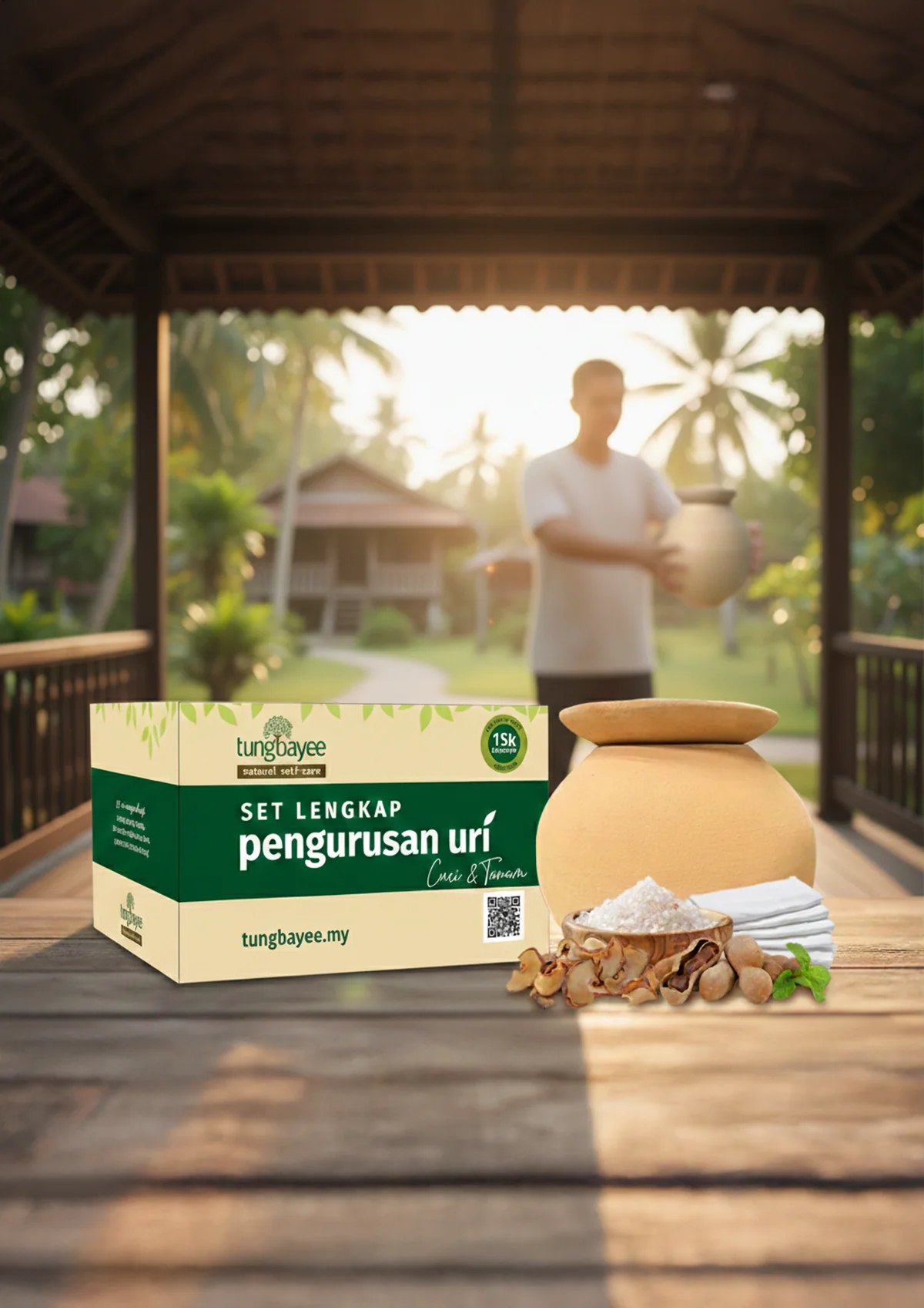 Tungbayee Set Pengurusan Uri + Tembikar - Image 3