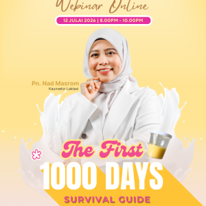 [Webinar Online] The First 1000 Days: Survival Guide Penyusuan