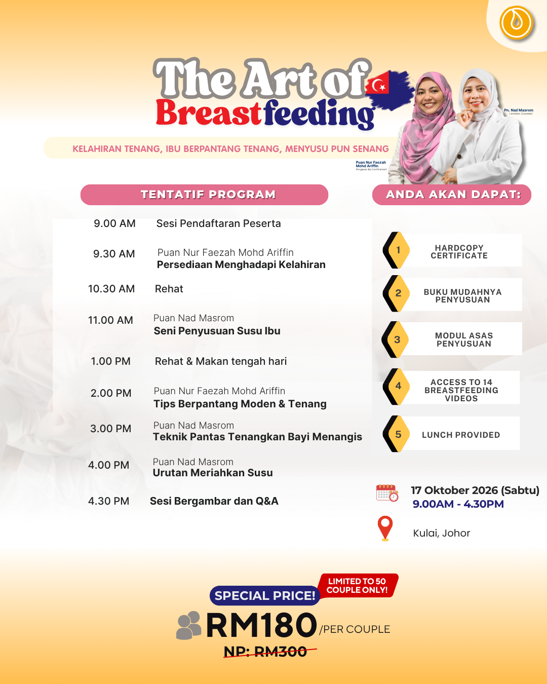 Seminar Penyusuan Ekslusif Johor (Oktober) - Image 2